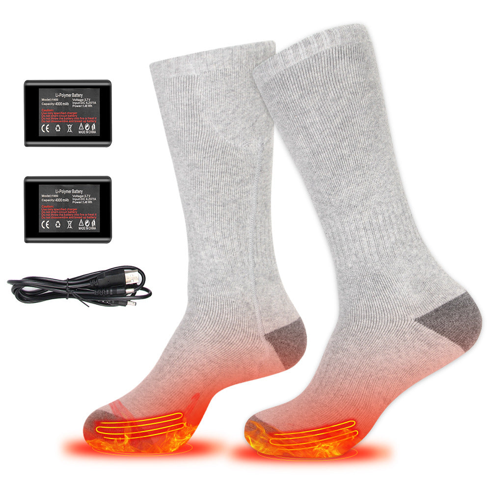 Winter heated socks for warmth and foot protection intelligent charging foot heating socks