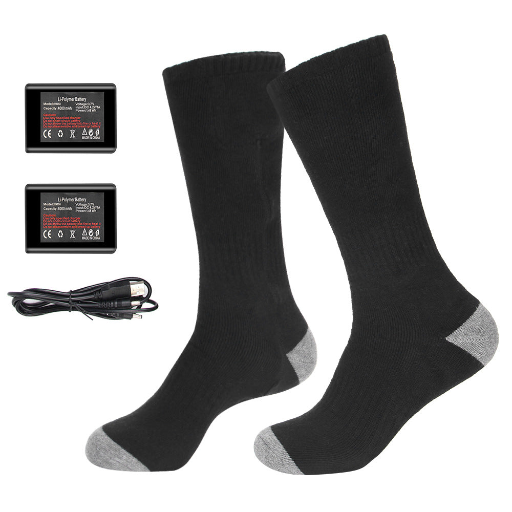 Winter heated socks for warmth and foot protection intelligent charging foot heating socks