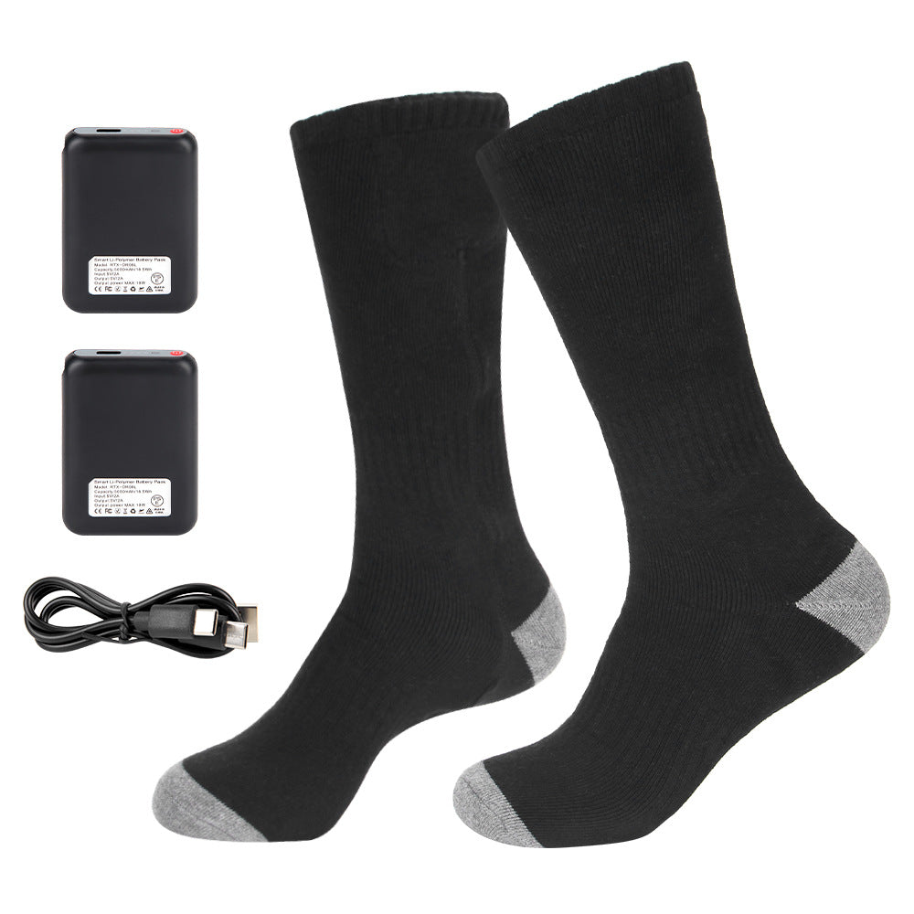 Winter heated socks for warmth and foot protection intelligent charging foot heating socks
